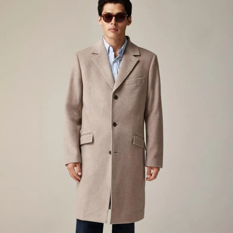 Rivington topcoat in Italian wool blend