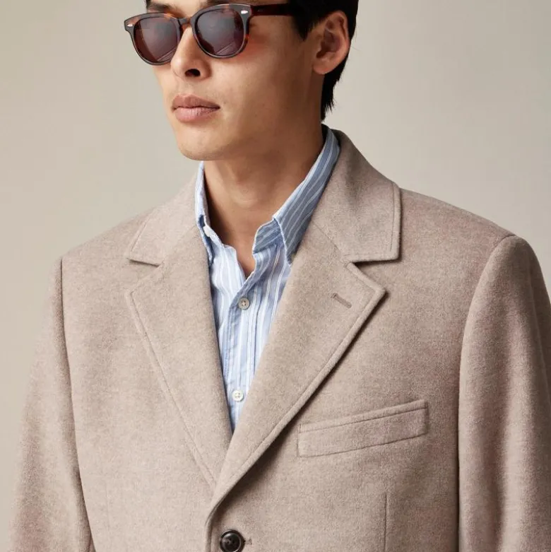 Rivington topcoat in Italian wool blend