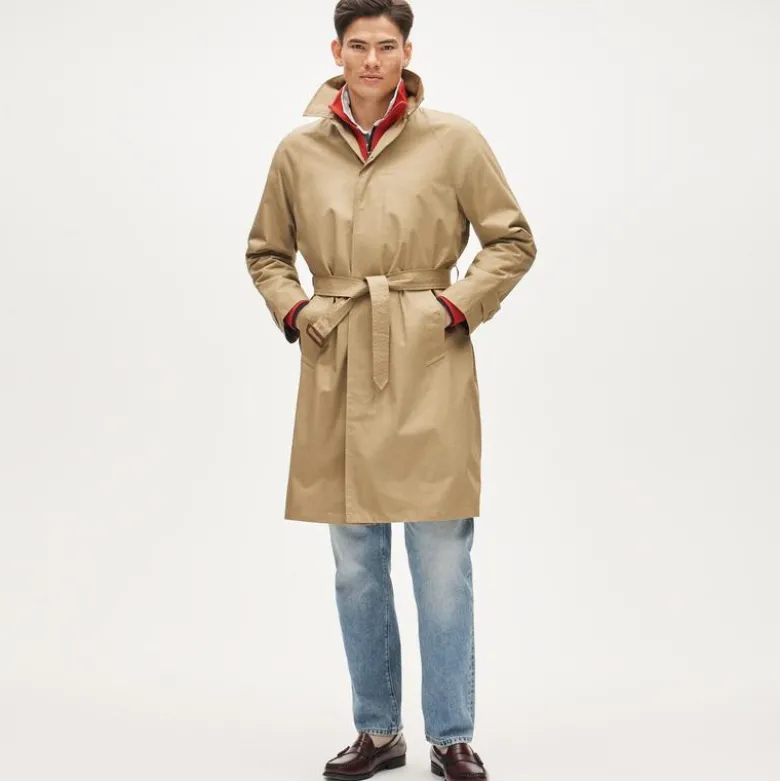 Rivington trench coat in water-resistant cotton