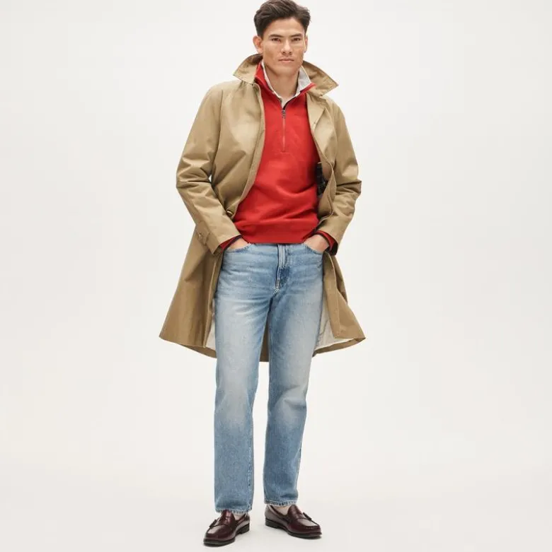 Rivington trench coat in water-resistant cotton