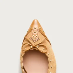 Robin studded pumps in suede