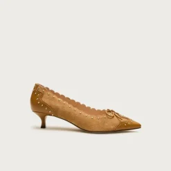 Robin studded pumps in suede