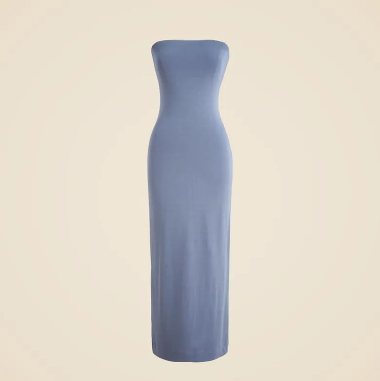 Rouje X J.Crew Cinéma strapless midi dress