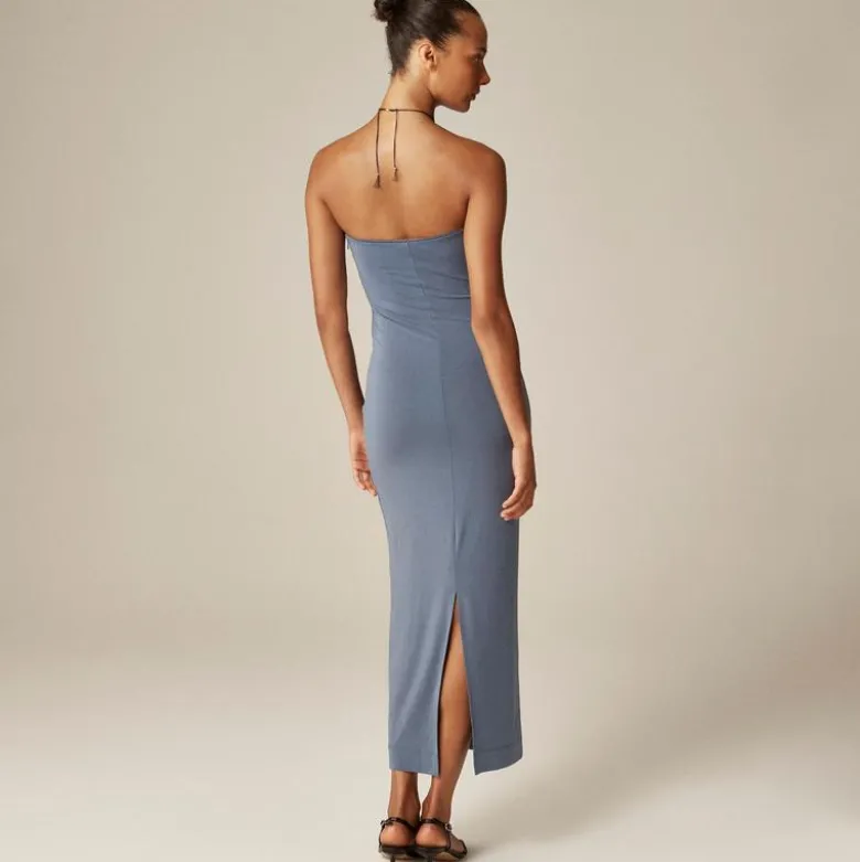 Rouje X J.Crew Cinéma strapless midi dress