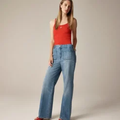 Rouje X J.Crew Marin high-rise flare jean