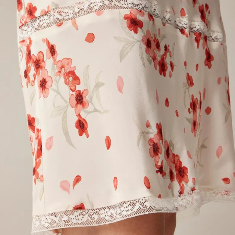 Rouje X J.Crew Poème skirt in vintage floral