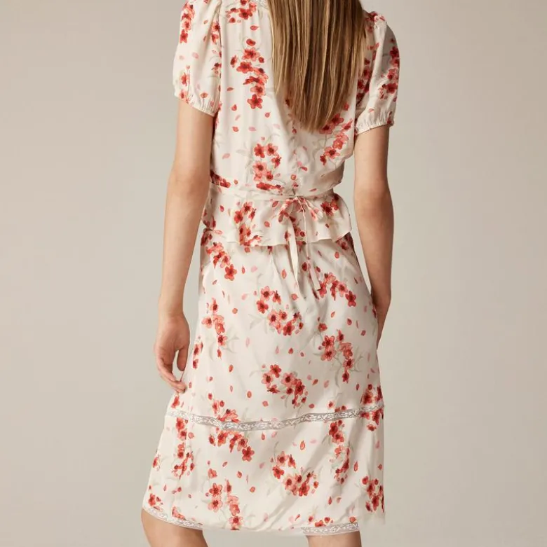 Rouje X J.Crew Poème skirt in vintage floral