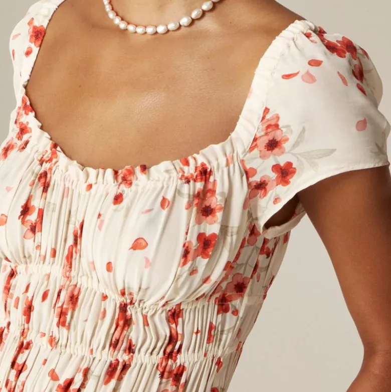 Rouje X J.Crew Rêverie dress in vintage floral