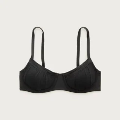 Ruched underwire bikini top