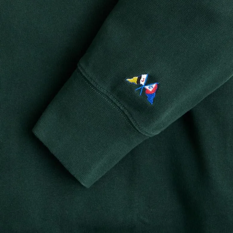 Rugby shirt with striped placket