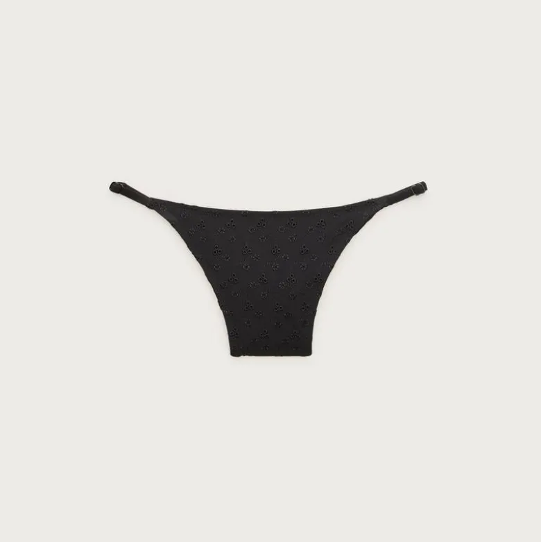 '90s no-tie eyelet string bikini bottom