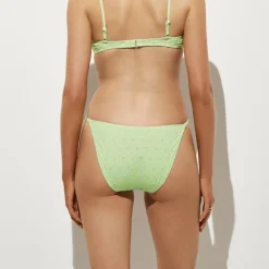 '90s no-tie eyelet string bikini bottom