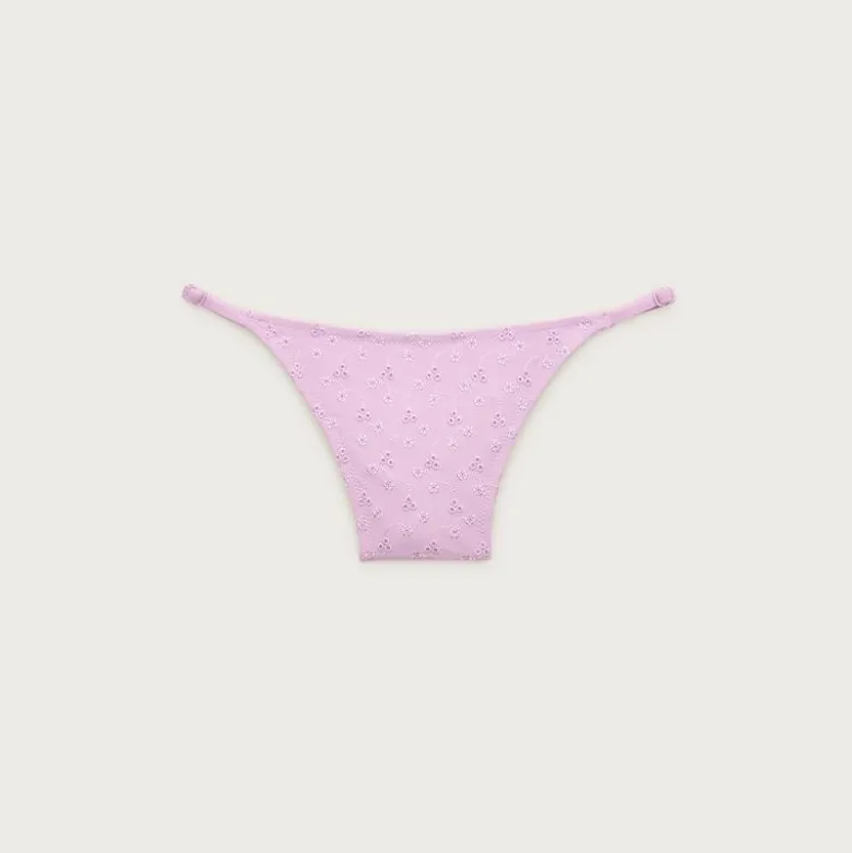 '90s no-tie eyelet string bikini bottom