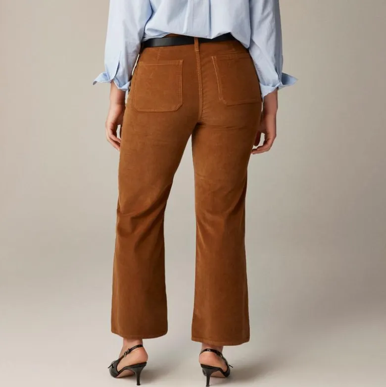 Sailor slim-wide pant in stretch corduroy