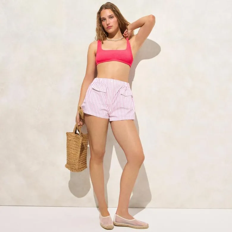 Scrunchie squareneck bikini top