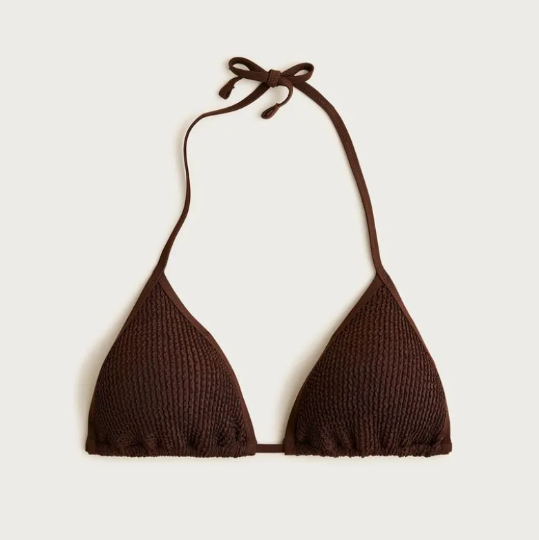 Scrunchie string bikini top
