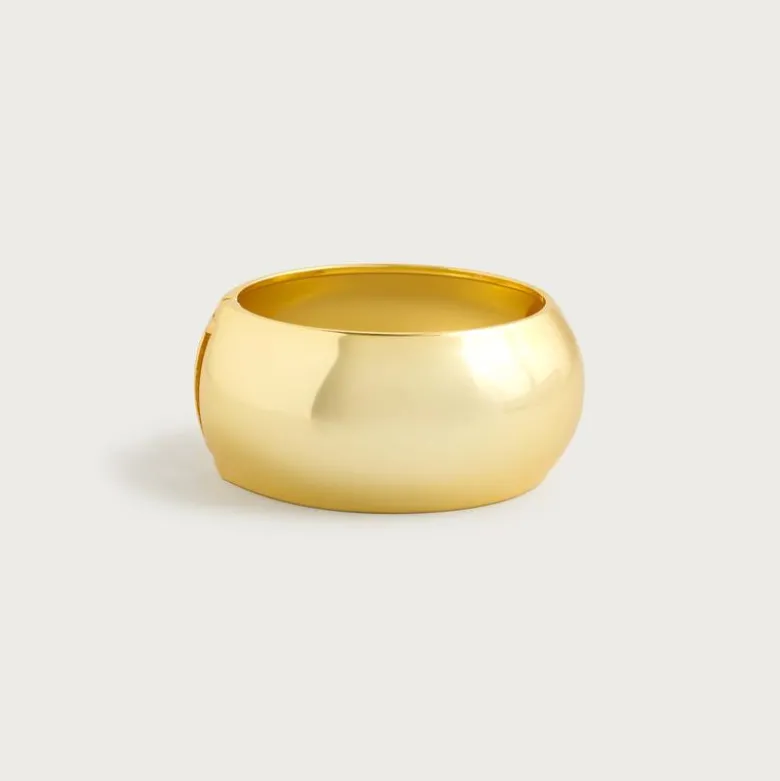 Sculptural hinge bracelet