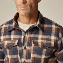 Seaboard soft-knit shirt in plaid