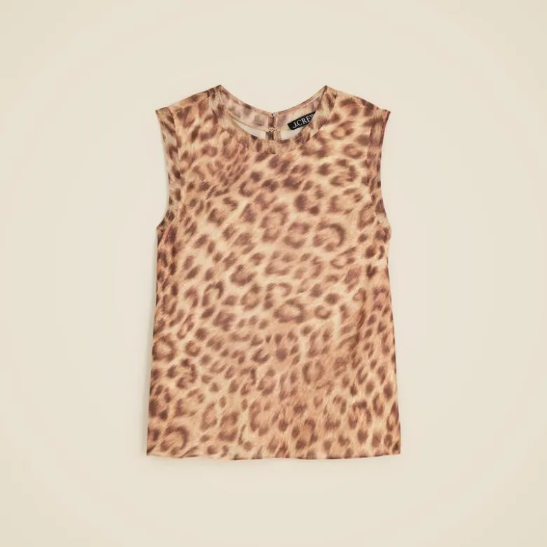 Shell top in viscose chiffon