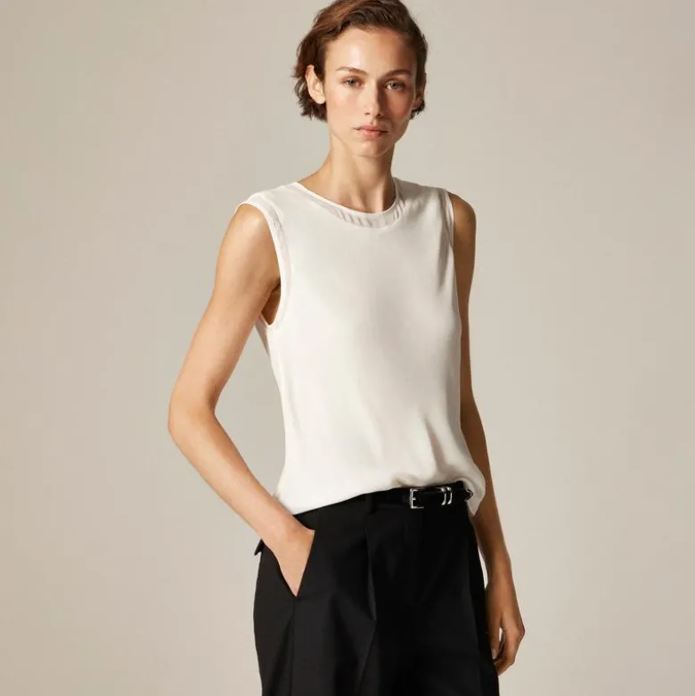 Shell top in viscose chiffon