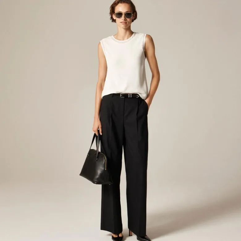 Shell top in viscose chiffon