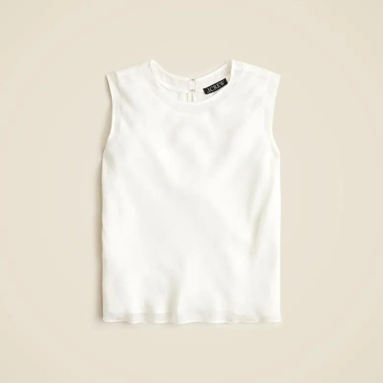 Shell top in viscose chiffon