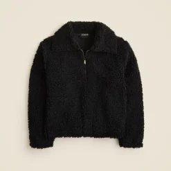 Sherpa half-zip fleece pullover