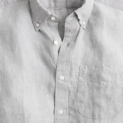 Short-sleeve Baird McNutt Irish linen shirt