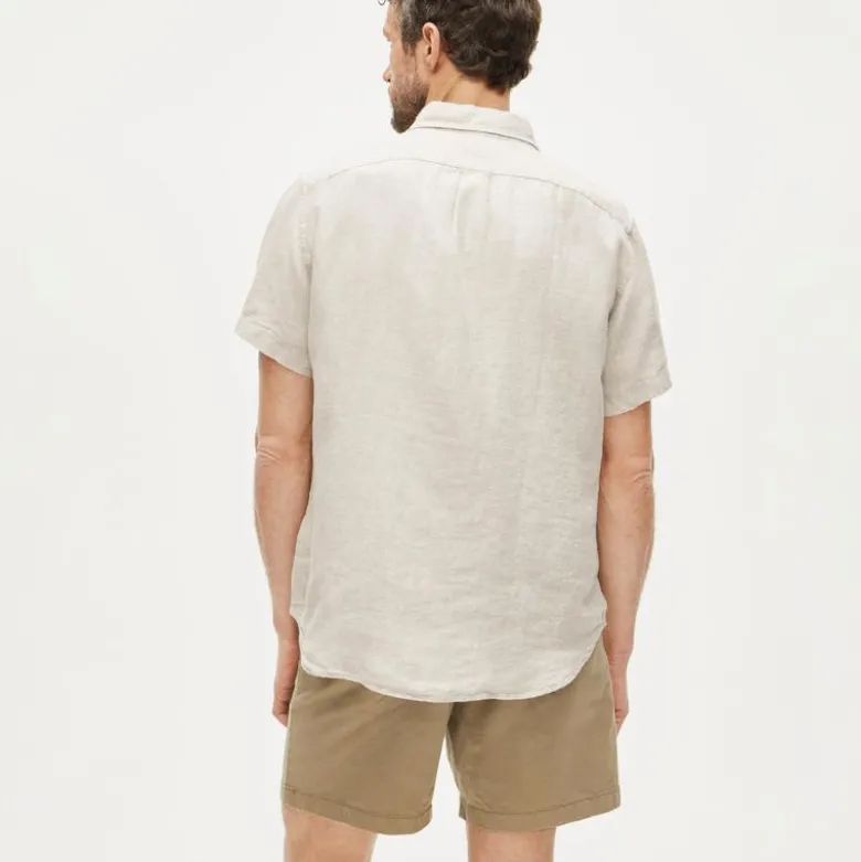 Short-sleeve Baird McNutt Irish linen shirt