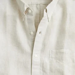 Short-sleeve Baird McNutt Irish linen shirt