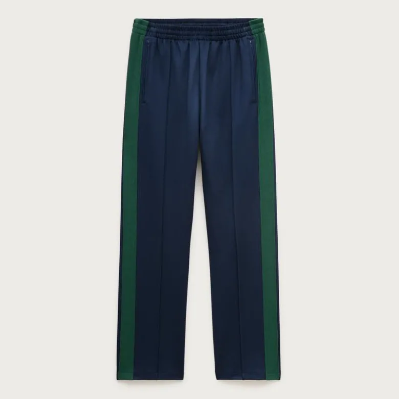 Side-stripe knit track pant