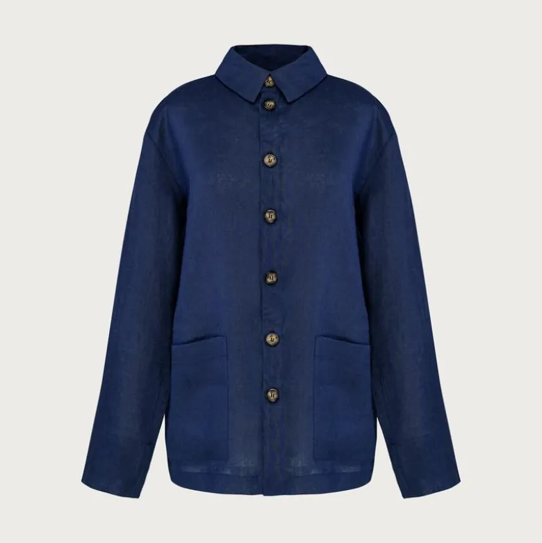 SLEEPER unisex linen shirt