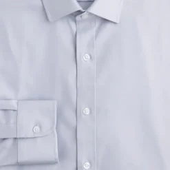 Slim Bowery performance stretch dress shirt with spread collar