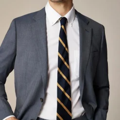 Slim Bowery wrinkle-free dress shirt with button-down collar