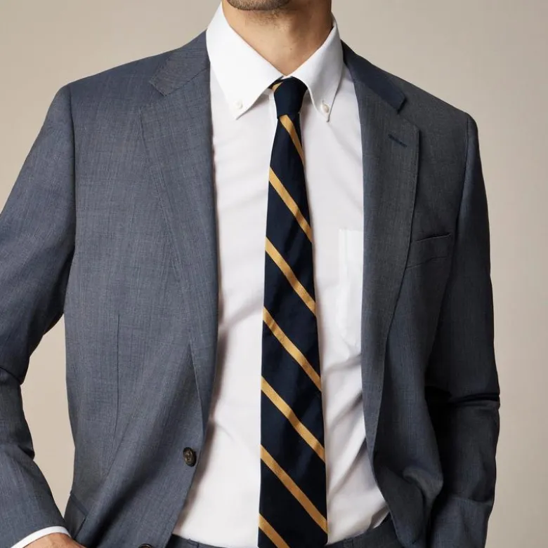 Slim Bowery wrinkle-free dress shirt with button-down collar