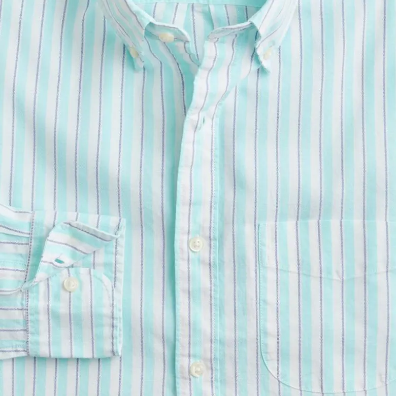 Slim Broken-in organic cotton oxford shirt