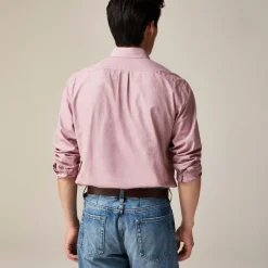 Slim Secret Wash cotton poplin shirt