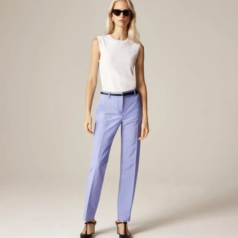 Slim-fit trouser in sateen
