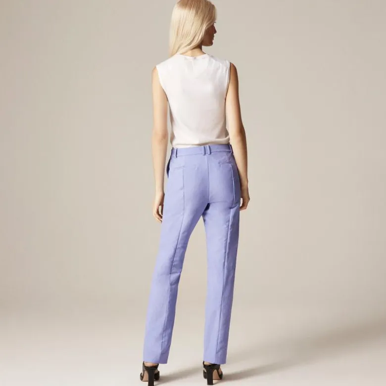 Slim-fit trouser in sateen