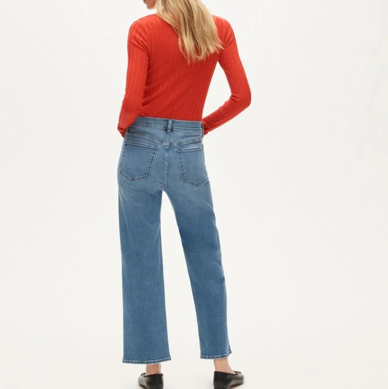 Slim-wide jean in super-stretch