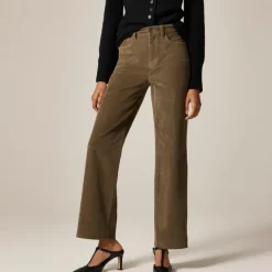 Slim-wide pant in corduroy