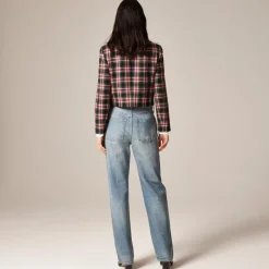 Slouchy jean with embellished side stripe