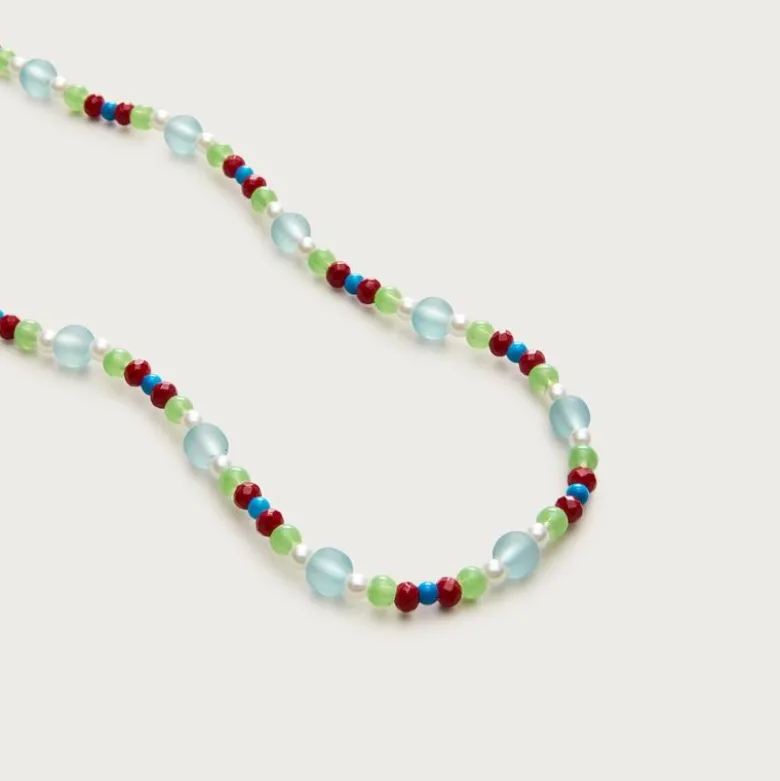 Small bead and pearl necklace