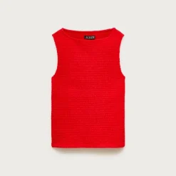 Smocked shell tank top