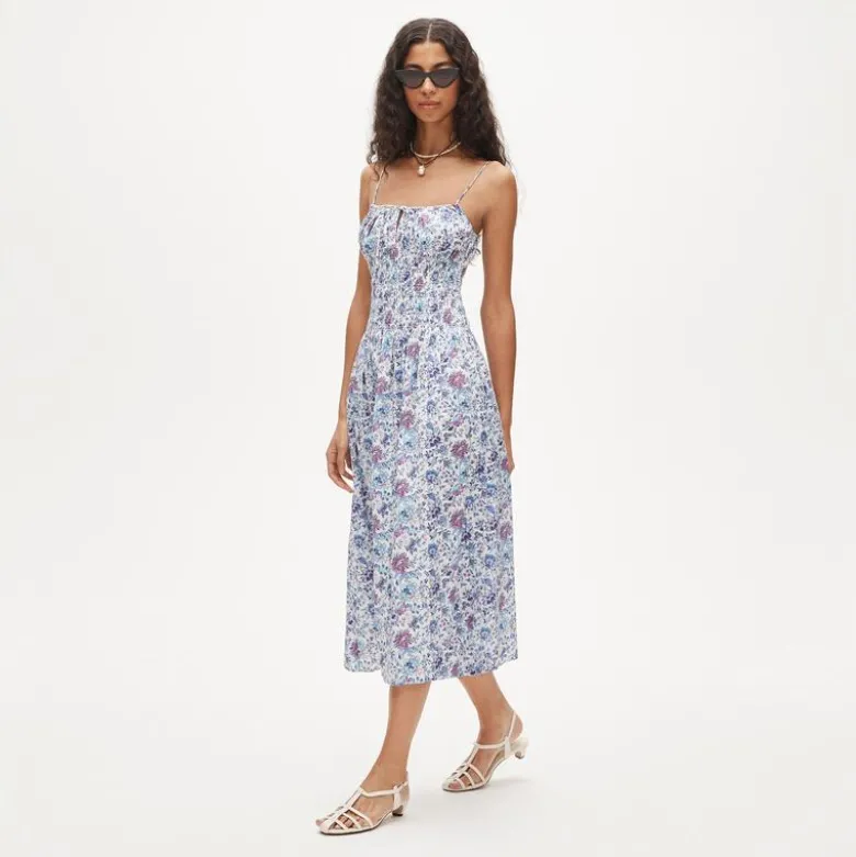 Smocked sundress in Liberty® Christelle fabric