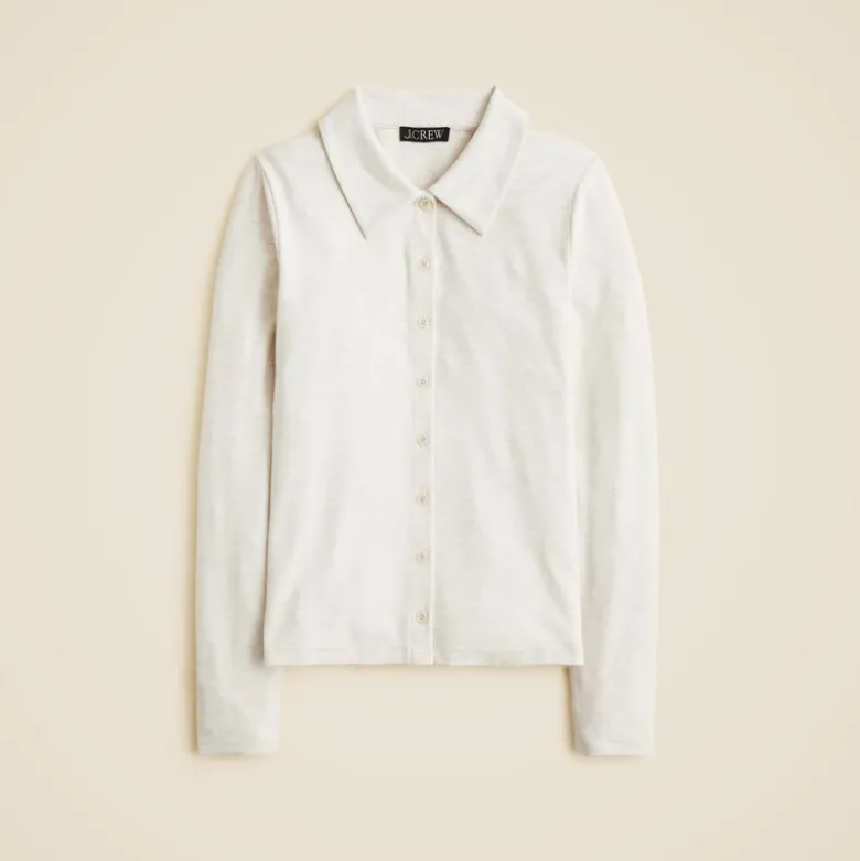 Soft rib cardigan top