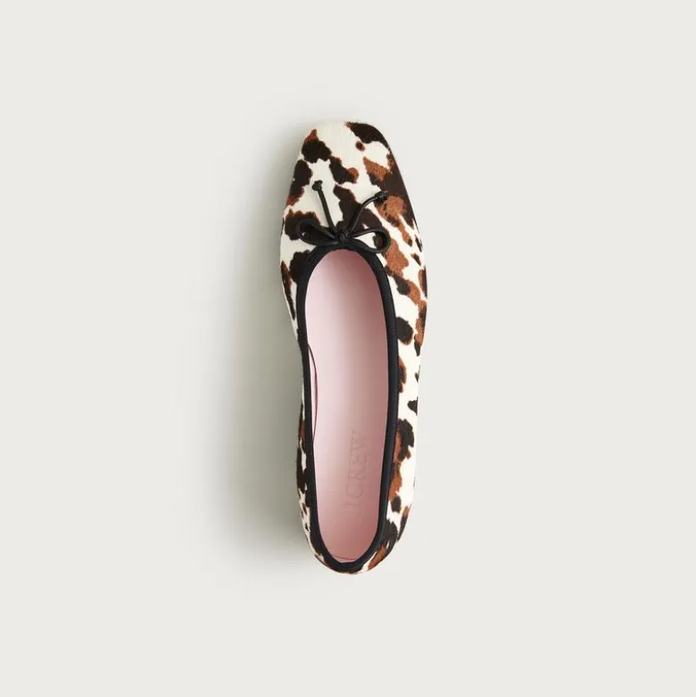 Sophie ballet flats in printed calf hair