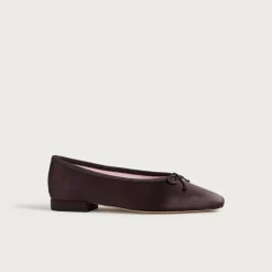 Sophie ballet flats in satin