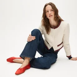 Sophie ballet flats in satin