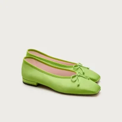Sophie ballet flats in satin